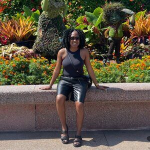 Micas Faux Leather High Waist Shorts